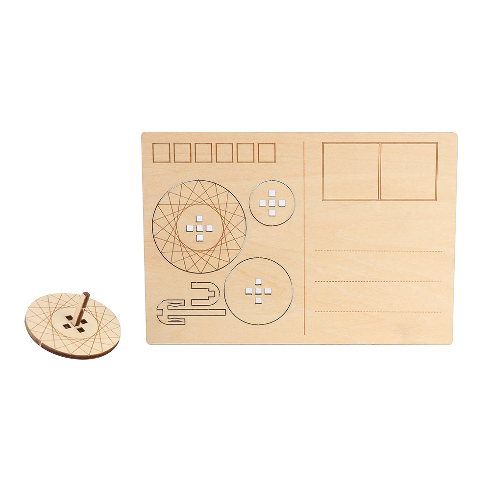 Поставки лазерной резки, низкая цена, персонализированная открытка спасибо