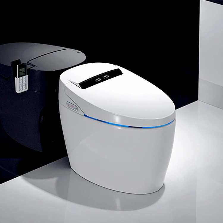 
Cheap bathroom automatic bidet wc ceramic intelligent white smart toilet with sensor 