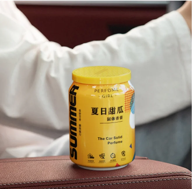 New Air Freshener Persistent Fragrance Multiple Odors Jar Type Office Car Aromatherapy