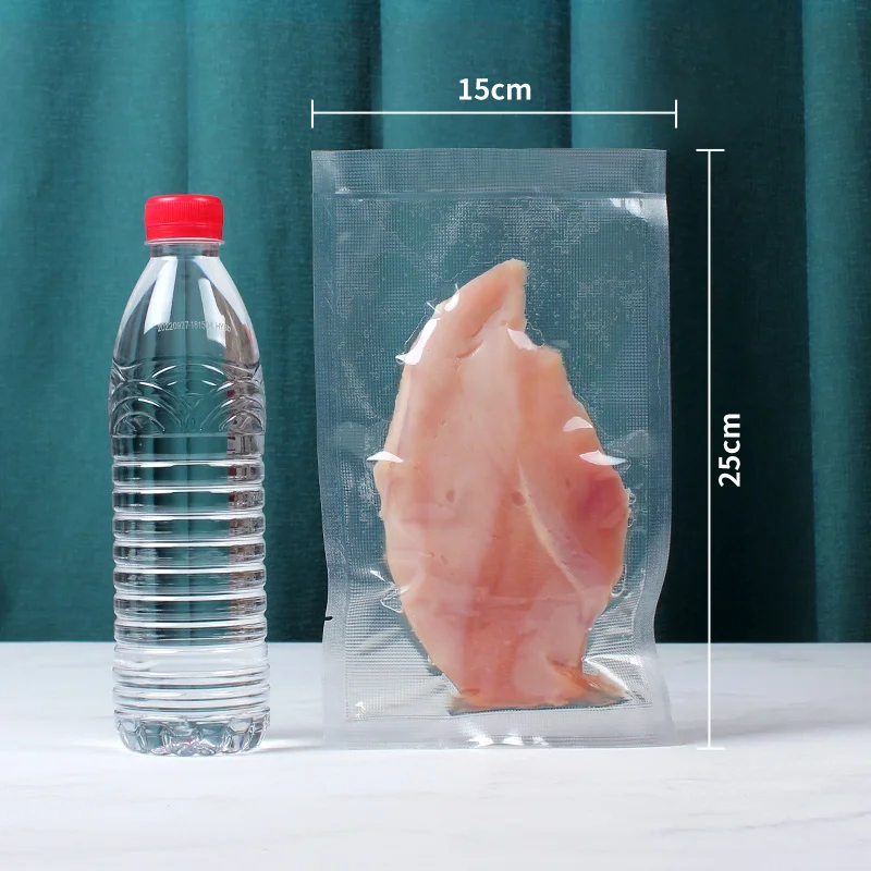 Wholesale Custom Plastic Pouch Packaging Clear Resealable Food Grade Vacuum Seal Bags For Food