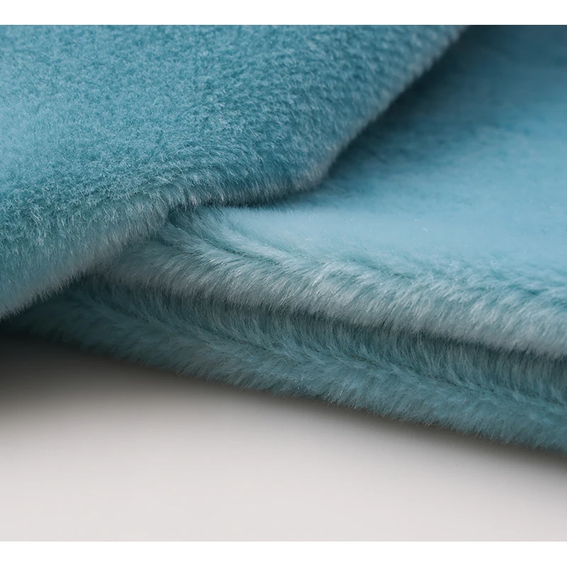 Hot Selling Various Color Velboa Minky PV Plush Knit Fleece Toy Fabric Velboa Plush Fabric