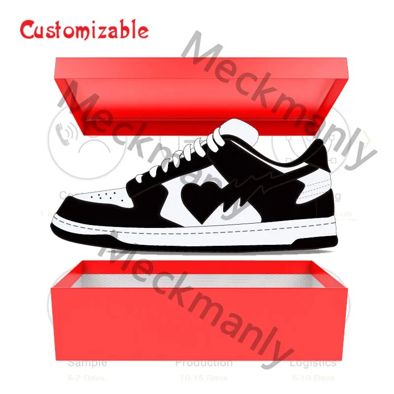 High quality Custom Original Custom Logo Basketball Shoes Custom High And Low Cut Leather Sneakers shoes