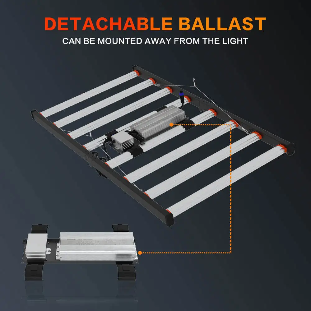 Best Hydroponic Spydr Full Spectrum Lm301 320w 8 Bar Commercial Led Grow Light With 0-10v Dimming