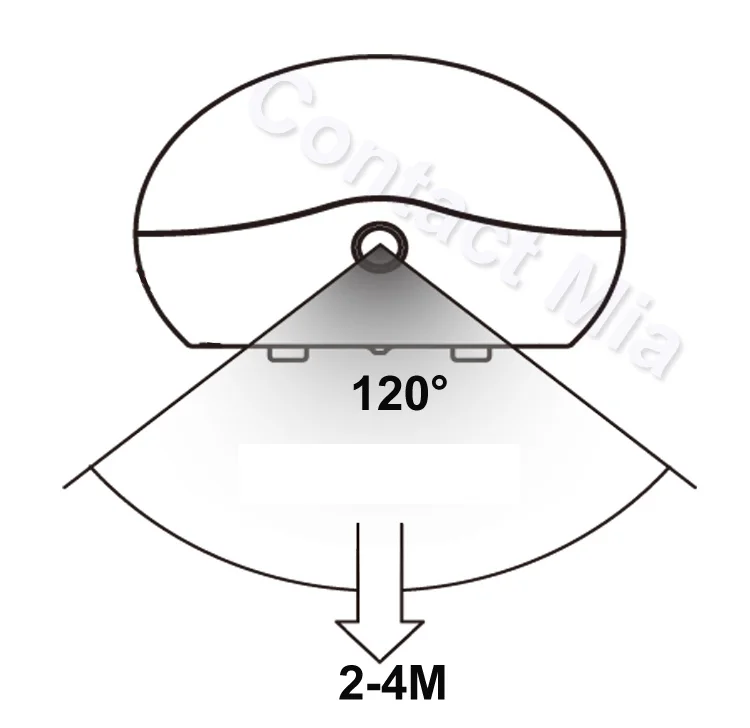 utility Motion Baby sensor led dome lamp 3AAA battery powered PIR table night cabinet Nursery Breastfeeding new automatic light