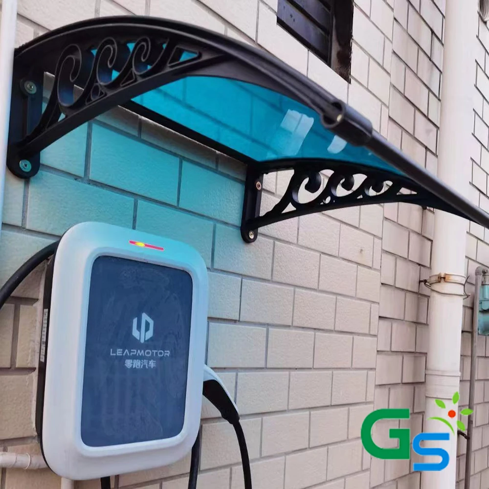 OEM customized 60*80cm waterproof outdoor door window polycarbonate roof material canopy awning