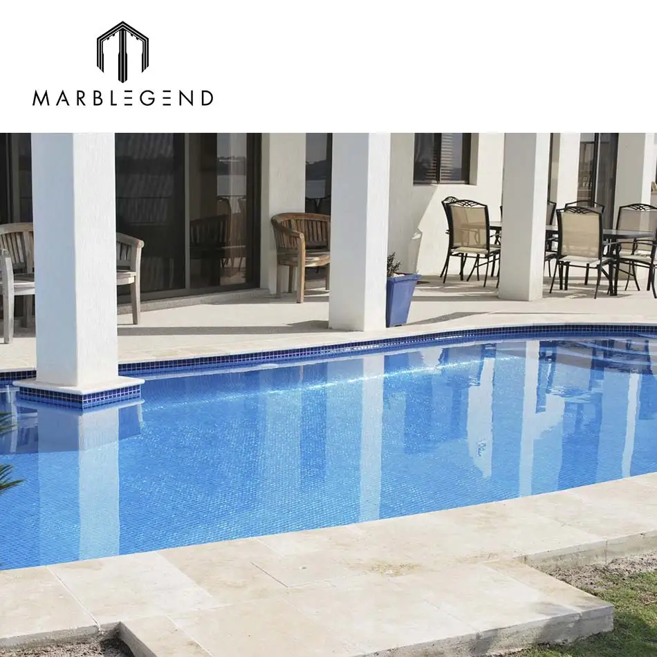 PFM high quality decorative cheap price blue mosaic swimming pool tile