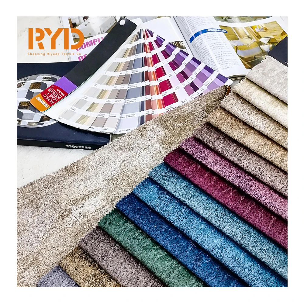 2021 furniture 100% polyester Holland velvet printing sofa fabric living room