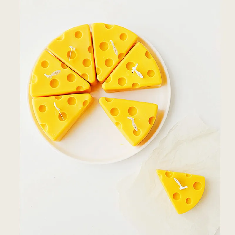 Aromatherapy Stress Relief Travel Bath Yoga Gift Artificial Creative Delicate Decorative Cheese Scented Candles