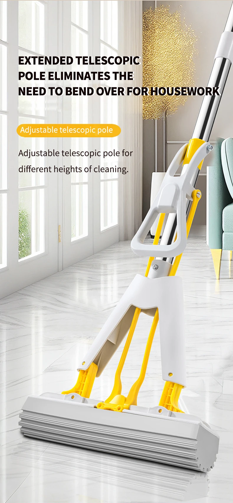 mop with a bucket for cleaning the floor new mop bucket with wheels yellow color reusable floor cleaning mop with bucket