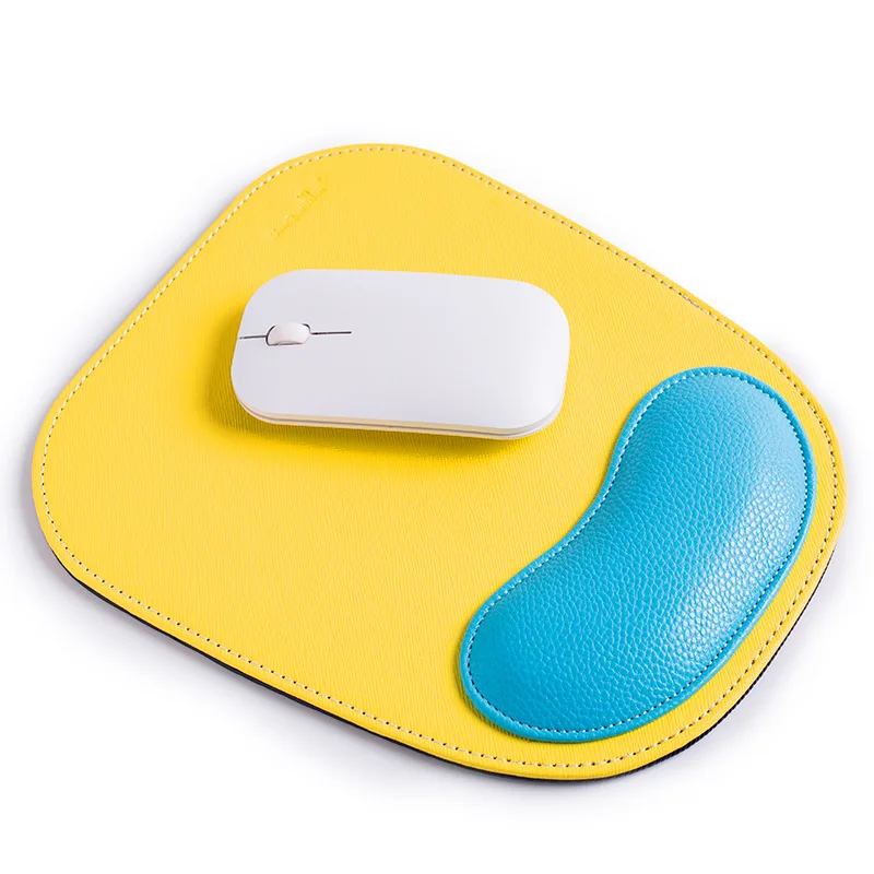 Customized Wholesale Pu Leather Mouse Pad With Promotion Logo