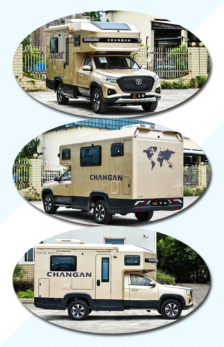 High Quality Changan Fengjing Camper Van 6 Seats Rv Caravan Van Touring Cars