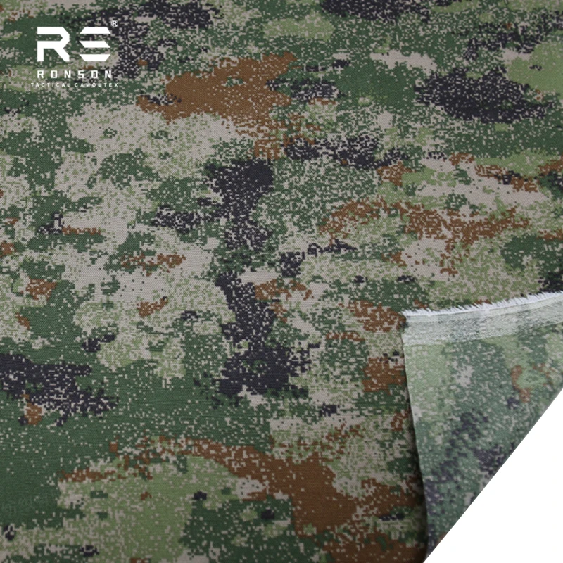 Chinese Starry Sky Woodland Camouflage 600D Polyester Oxford Fabric PU Coated Waterproof for Tactical Gear and Outdoor