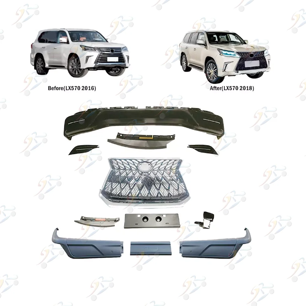 Low MOQ 2016 UPGRADE TO 2018 TRD SPORT BODY KIT For LX570