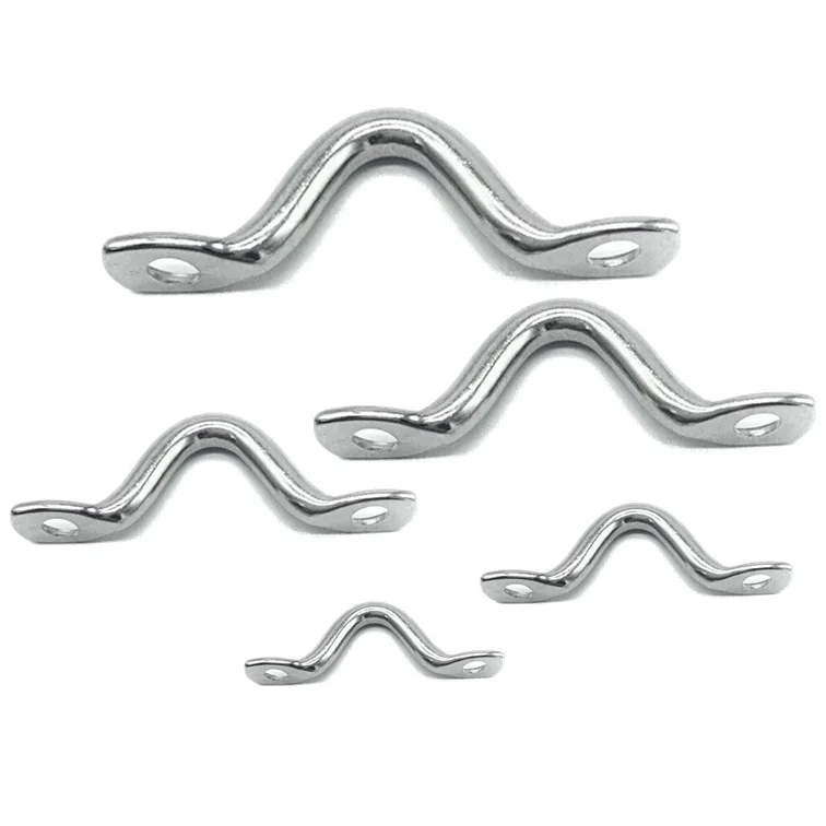 Петли из нержавеющей стали для ног, петли для палубы, Завязывающиеся петли для Каяка, лодки, Каноэ
