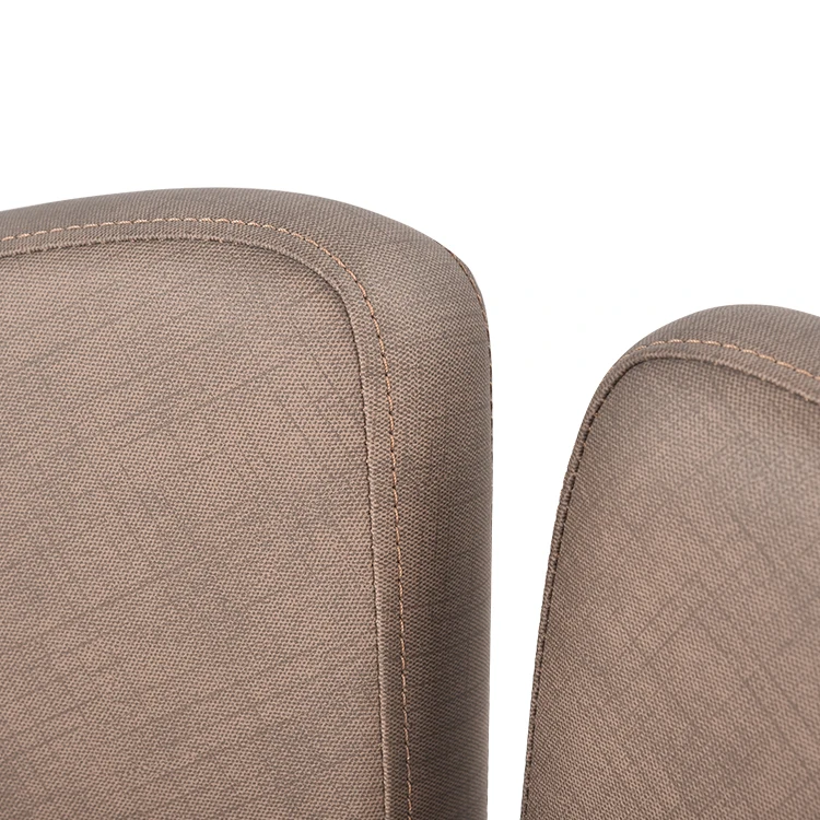 Cheap Brown Leather Modern Industrial Lounge Dining Chairs Adjustable Bar Stools Round Seat With Metal Base For Dining