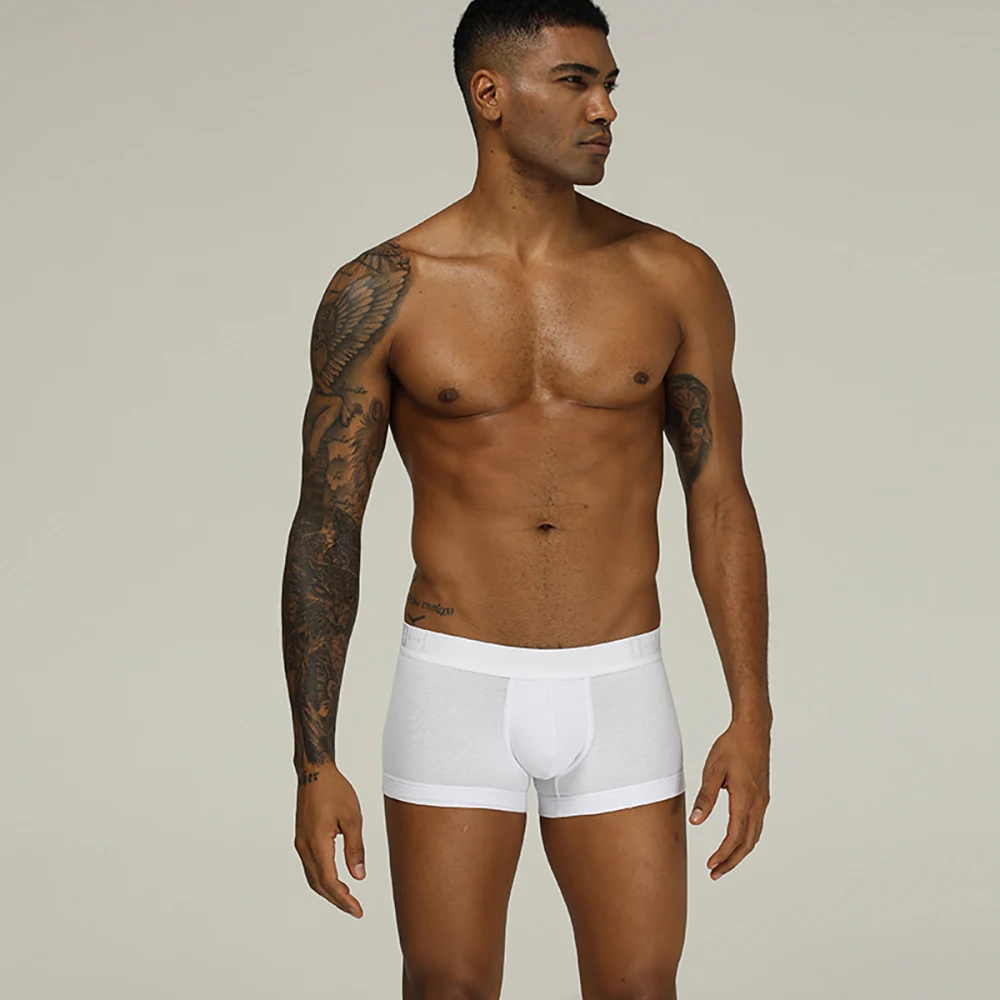 American brand Men Short Custom Boxers Briefs Plus Size XXL Stretch Underwear for men