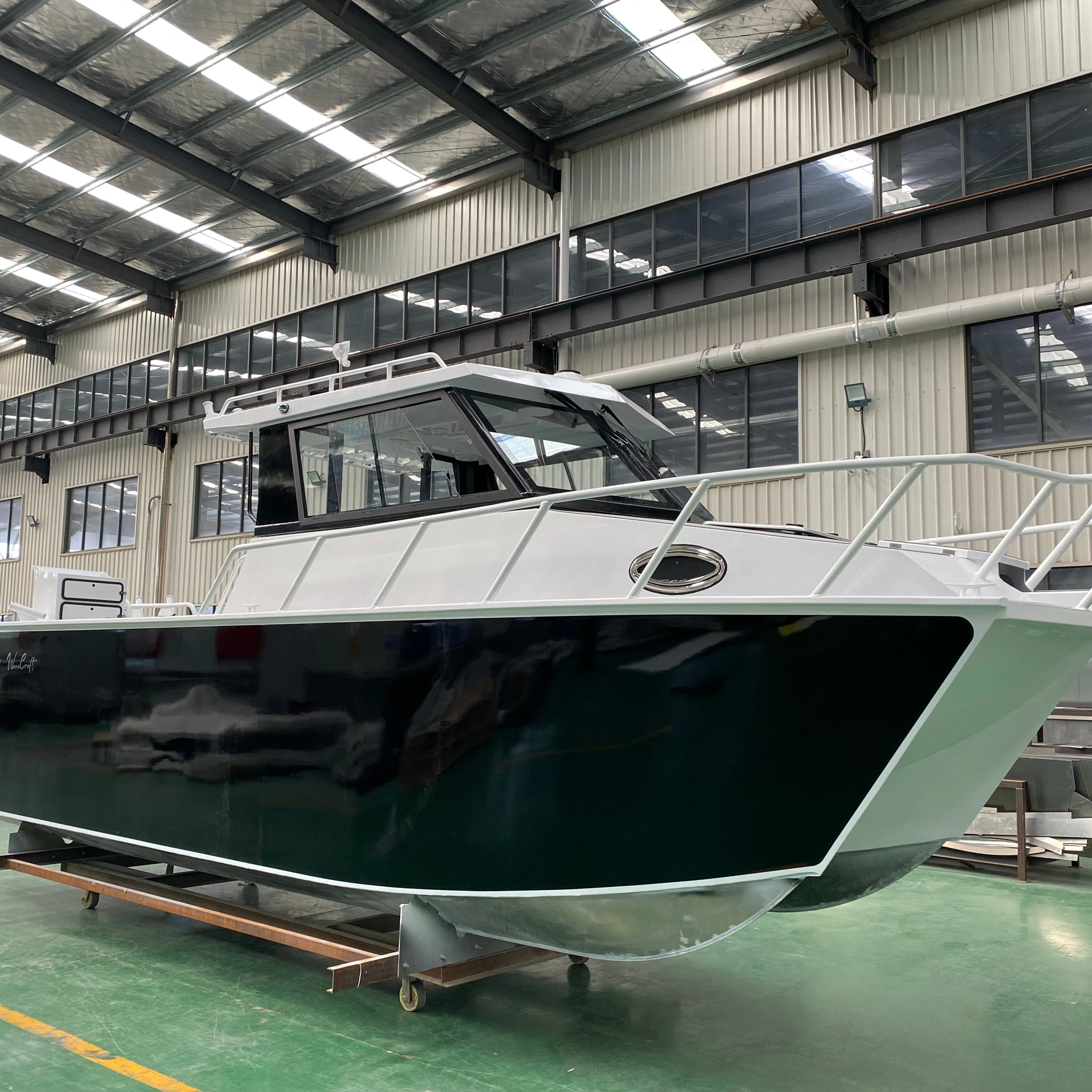 ALLSEA 7.9m Offshore Sports Fishing Catamaran Boat with Enclosed Cabin 400L Aluminum Hull Yacht Boat on Sale