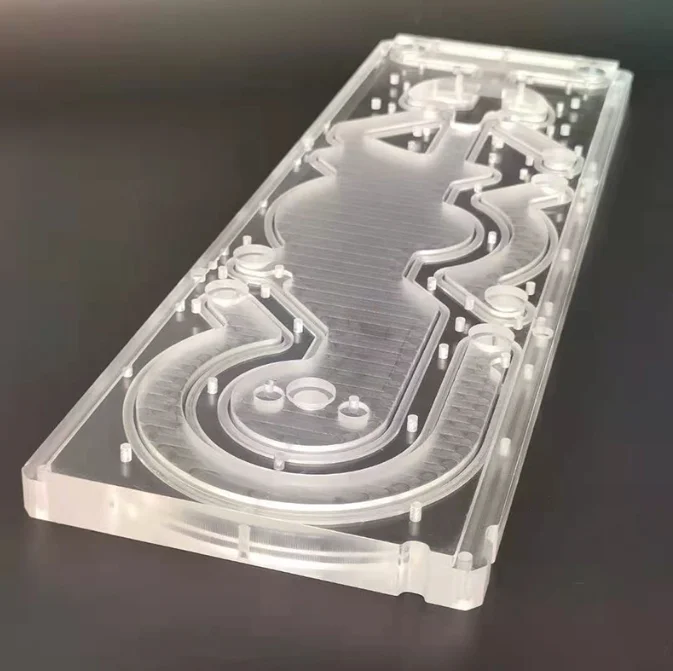 CNC milled acrylic customization service acrylic laser cutting fabrication manufacturer