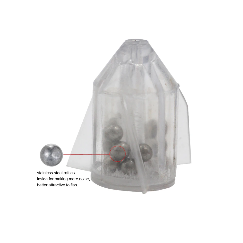 Пластиковая турбо-погремушка издающая шум джиг-червь рыболовная приманка турбо-рыболовная установка погремушки наживки Риггер