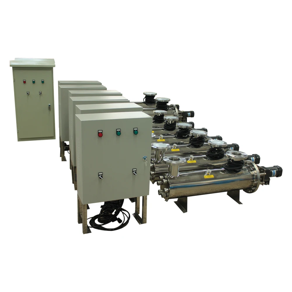 High Flow Commercial UV Bacteria Treatment & Water Purification Systems