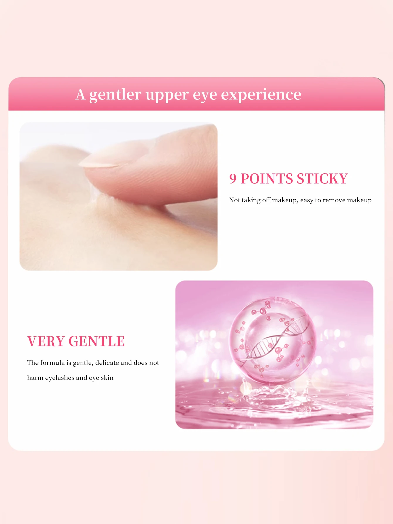 BQI Instant Awakening Quick Drying Invisible Long-Lasting Gentle And Non Irritating Clear False Eyelash Glue