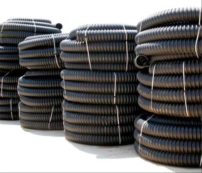 Engineering PE Carbon Corrugated Coiled Pipe 50 Weak Current Protection PE Pipe Light Threading Pipe