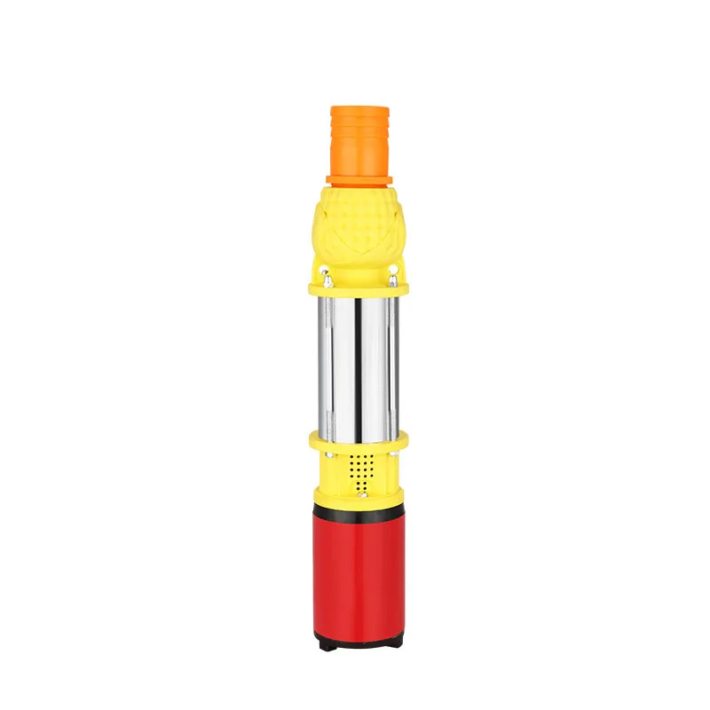 Солнечный насос 2 дюйма 12 v24v36v48v большой поток высокий подъем dc солнечный