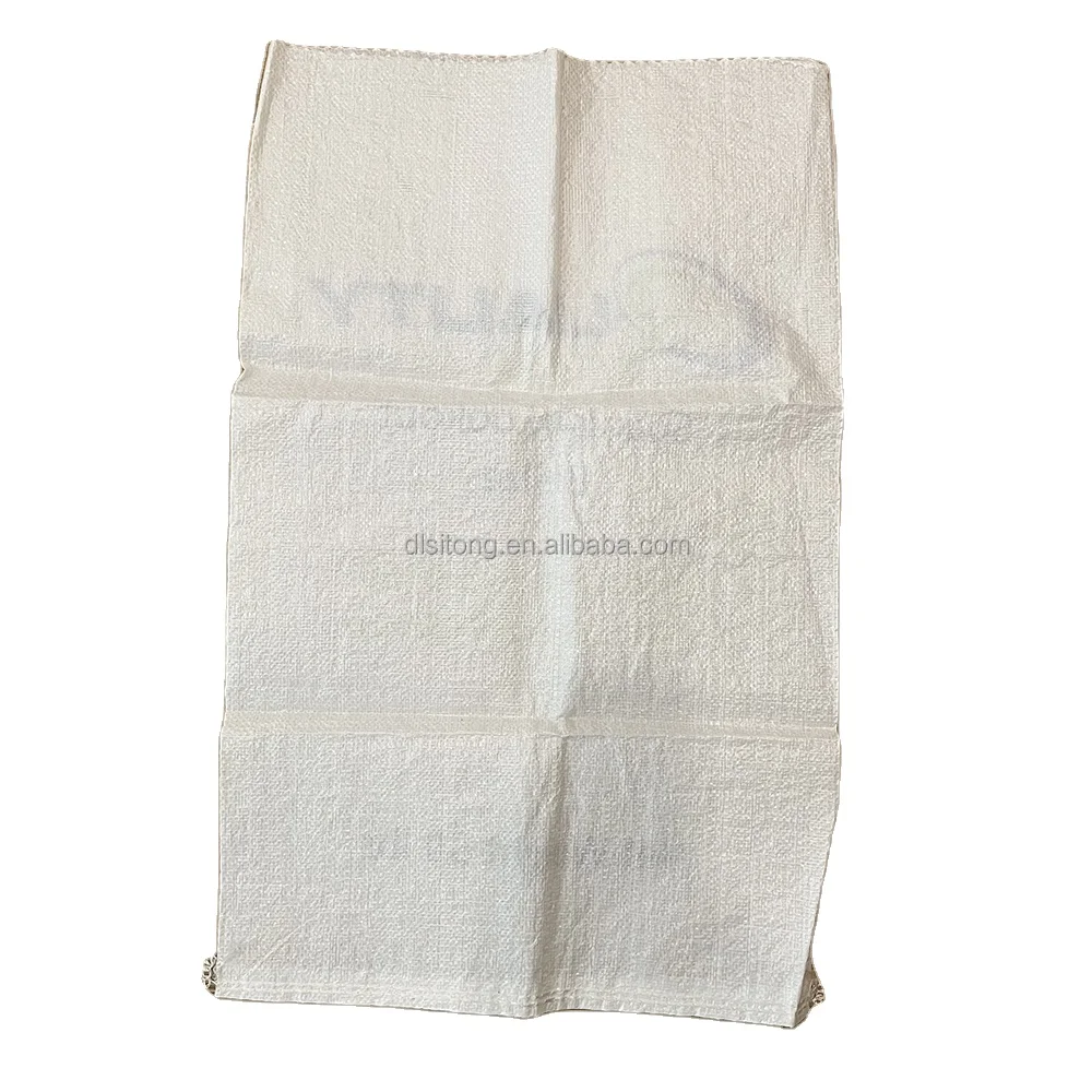 25kg 50kg 100kg Plastic Polypropylene PP Woven Sacks Grain Wheat Maize Beans Feed Fertilizer Industry Packaging Bag