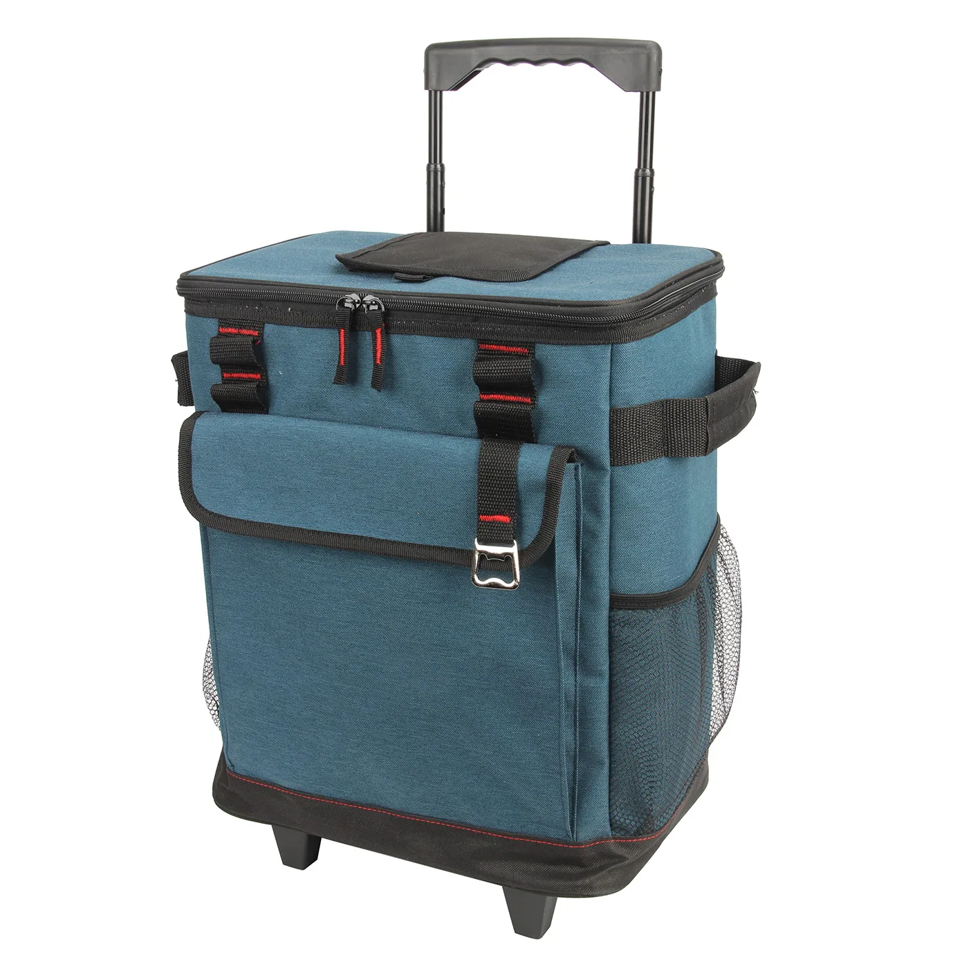 Складная сумка-холодильник на колесиках для пляжа, рыбалки, покупок, пикника