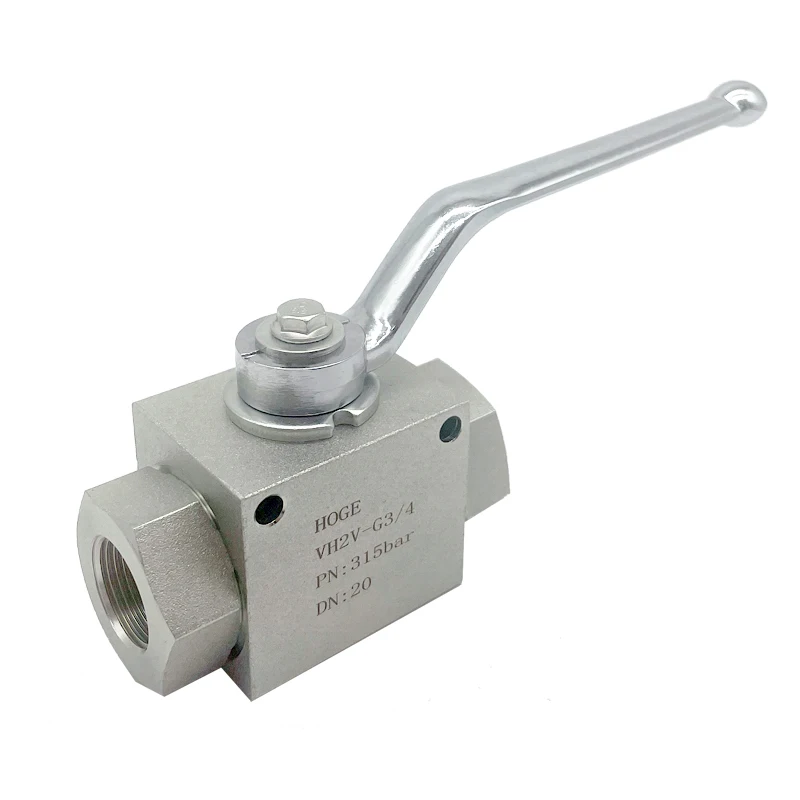 VH2V-G3/8 two way threaded 6000psi safety stainless steel hydraulic block high pressure ball valve 3/8inch