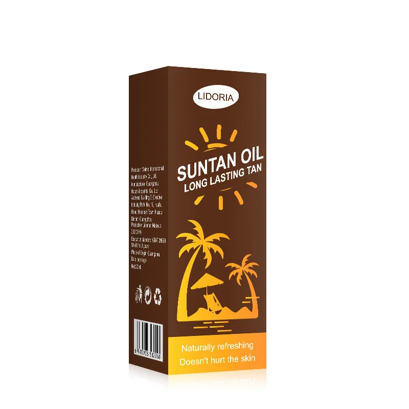 Herbicos Beach Sexy Solarium Suntan Oils Long Lasting Natural Tan Protection Body Bronzer Self-tanning Oil