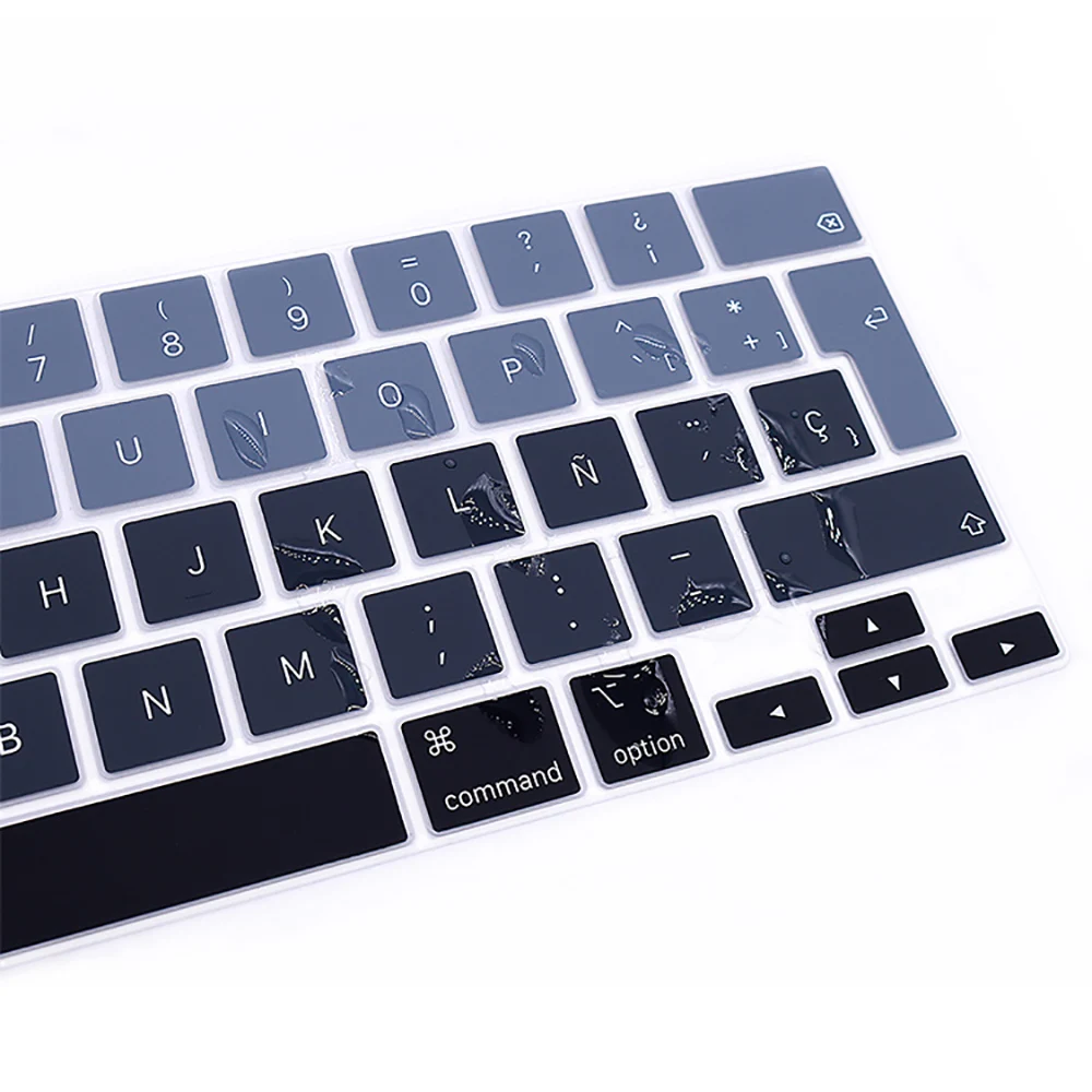 Чехол для клавиатуры ноутбука macbook Pro13 2020 защитная пленка новинка Pro16 A2141 Pro13.3 A2289 A2251 силиконовый чехол с испанской