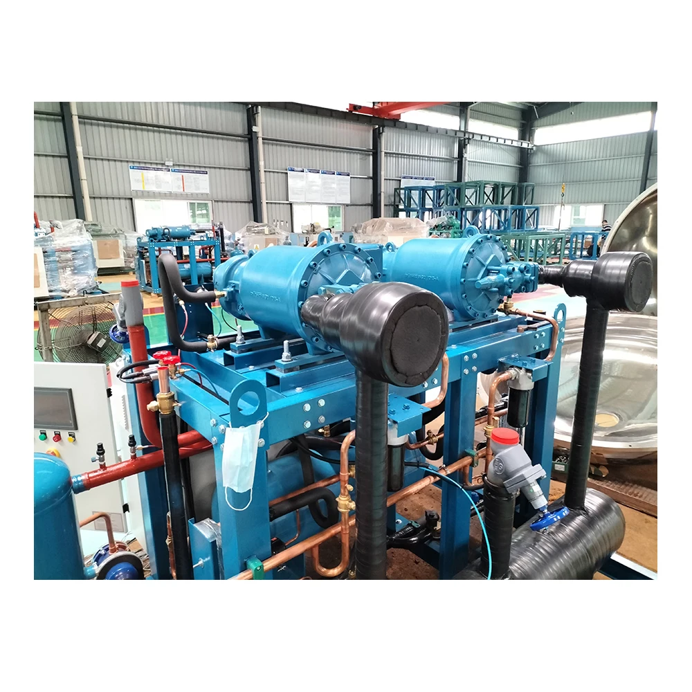 evaporator and condenser for refrigeration 8HP Screw Compressor Units Air Cooled Energy-Saving for Various Refrigerants
