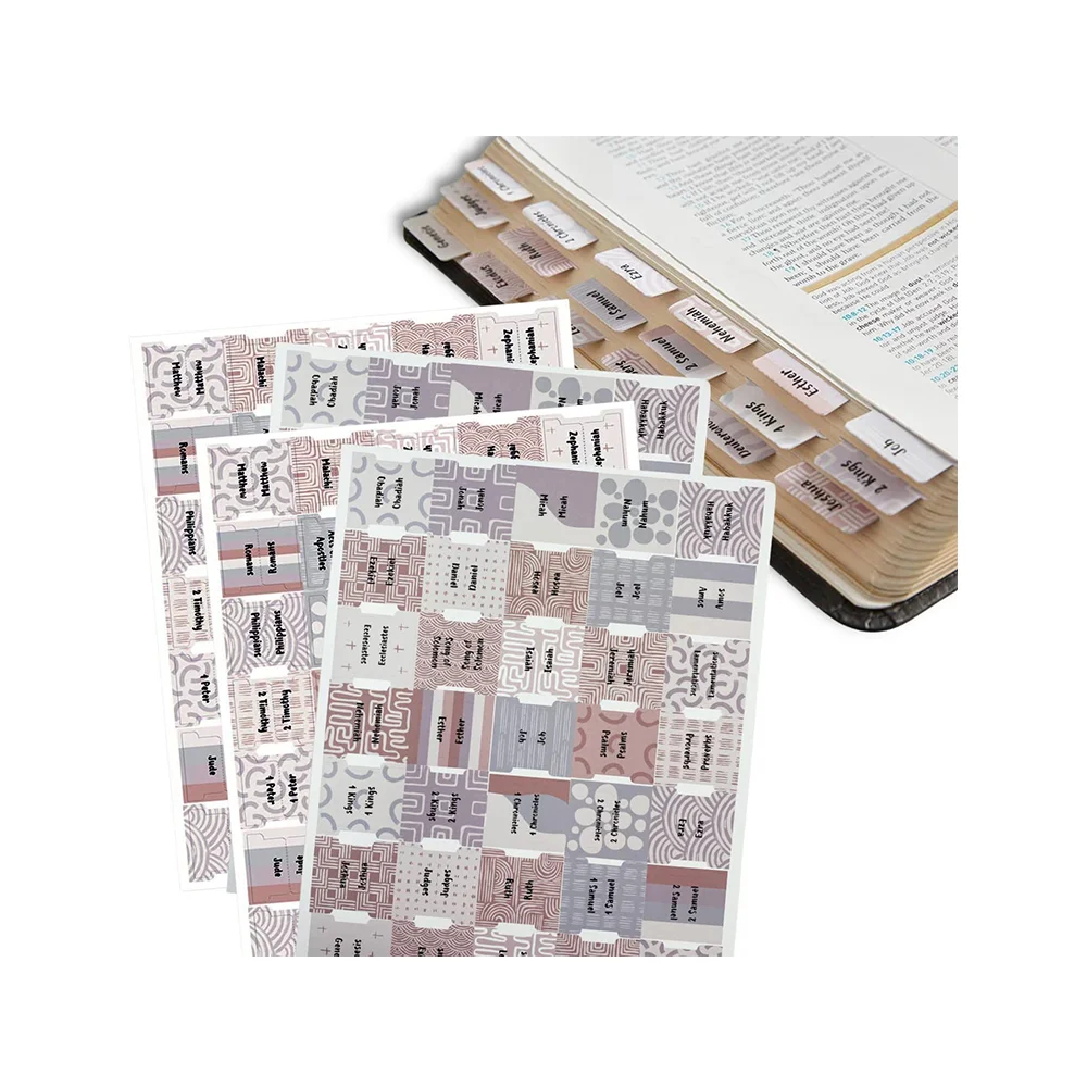 Self Adhesive Teal Bible Labeling Tabs Sticker With Large Print For Women Bible Index Tabs In Total For Old And New Testament