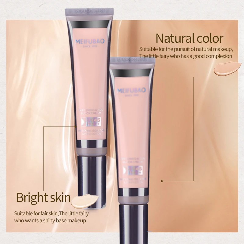 Brand Private Label Organic Vegan Mens Women Skin Face Tinted Moisturizer Spf Foundation