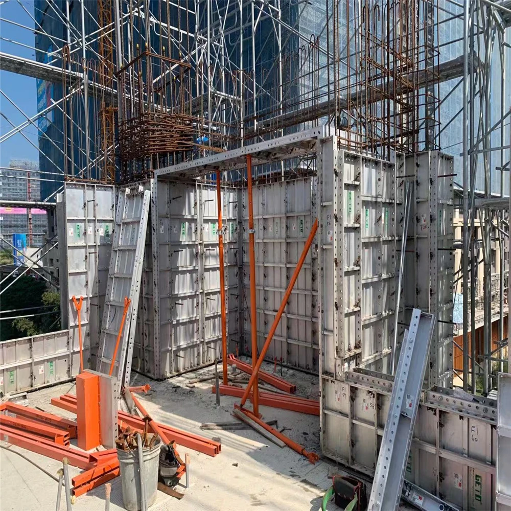geto aluminum formwork Fast construction time concrete wall forms for sale with building metal materials
