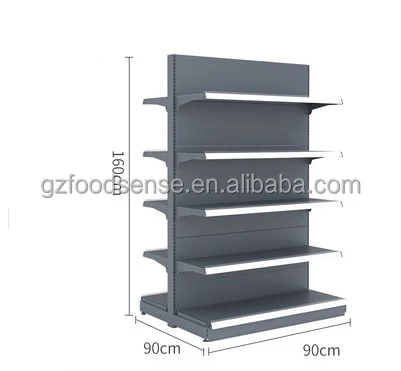 2022 Hot Sale Customized Metal Shelf  Department Store Display Racks Market Shelves Shop Racking for Groceries and Snacks