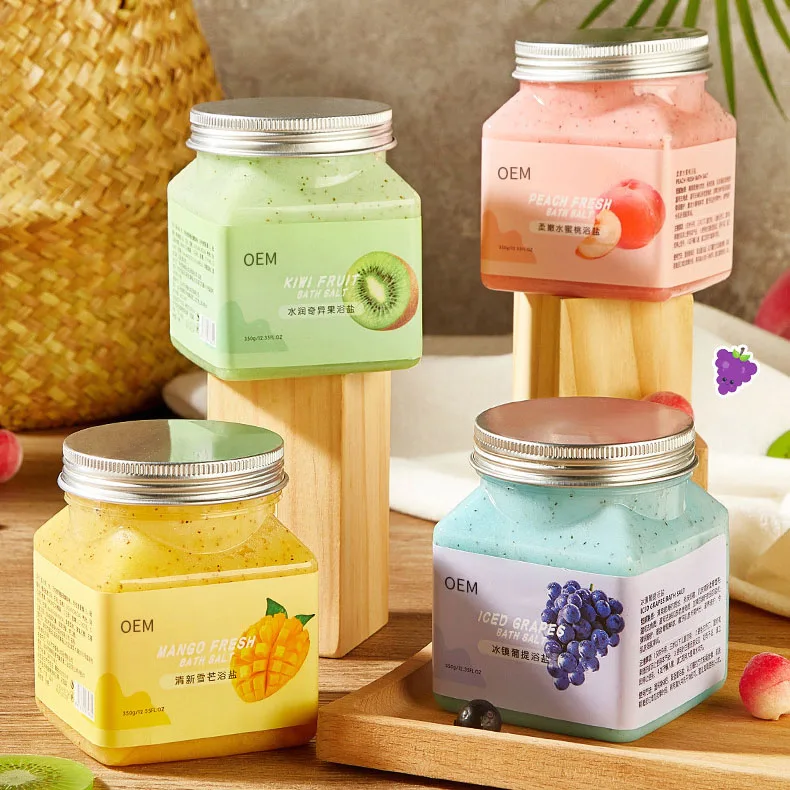OEM соли для ванны с фруктовым ароматом скраб тела отшелушивающее средство товары гладкой