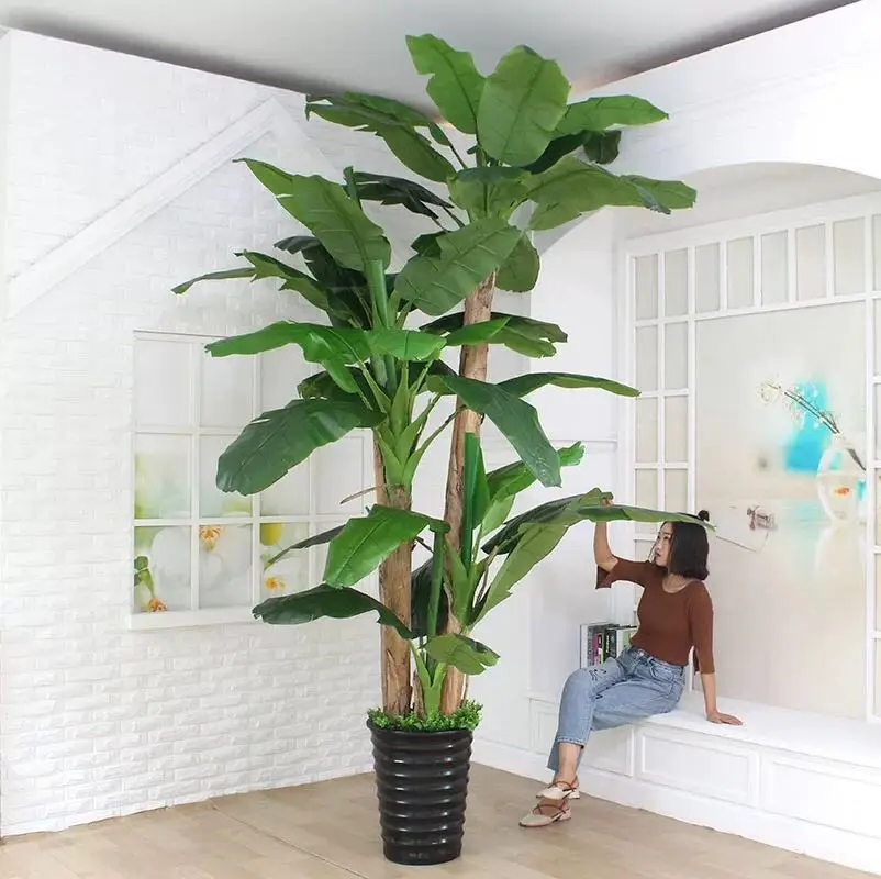 10ft artificial big banana plant/bonsai tree plant plastic tree plants/artificial banana tree