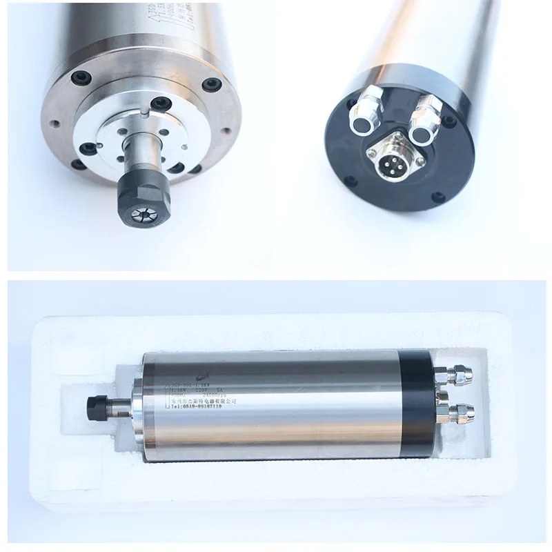 JGD-65C-0.8KW water cooling spindle motor best quality high speed electric motor spindle