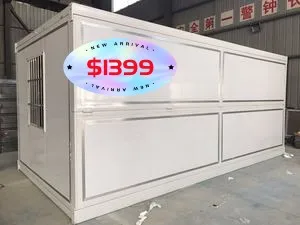 Flat Pack Mini Casa Foldable Prefab Homes Prefabricated 20ft Office Folding Container House