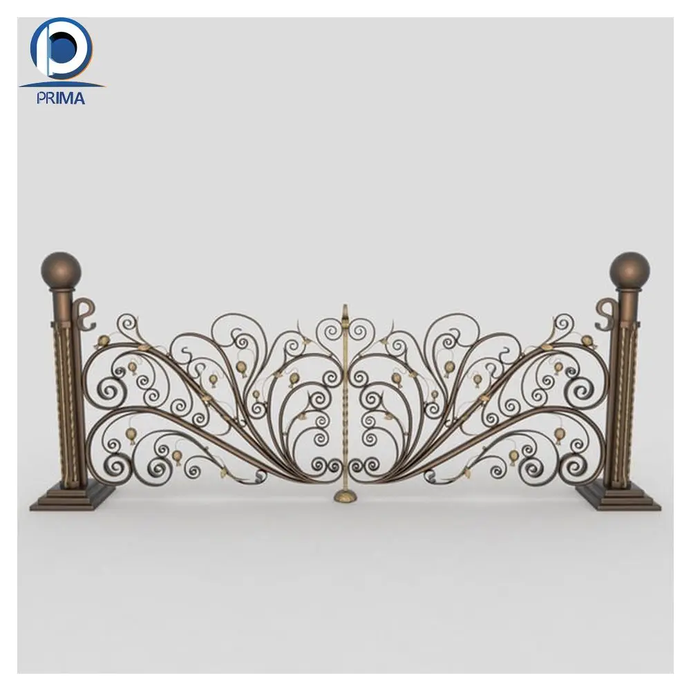 Orient  Iron Door Pull 4 Doors Iron Almirah Design Laser Cut Iron Doors