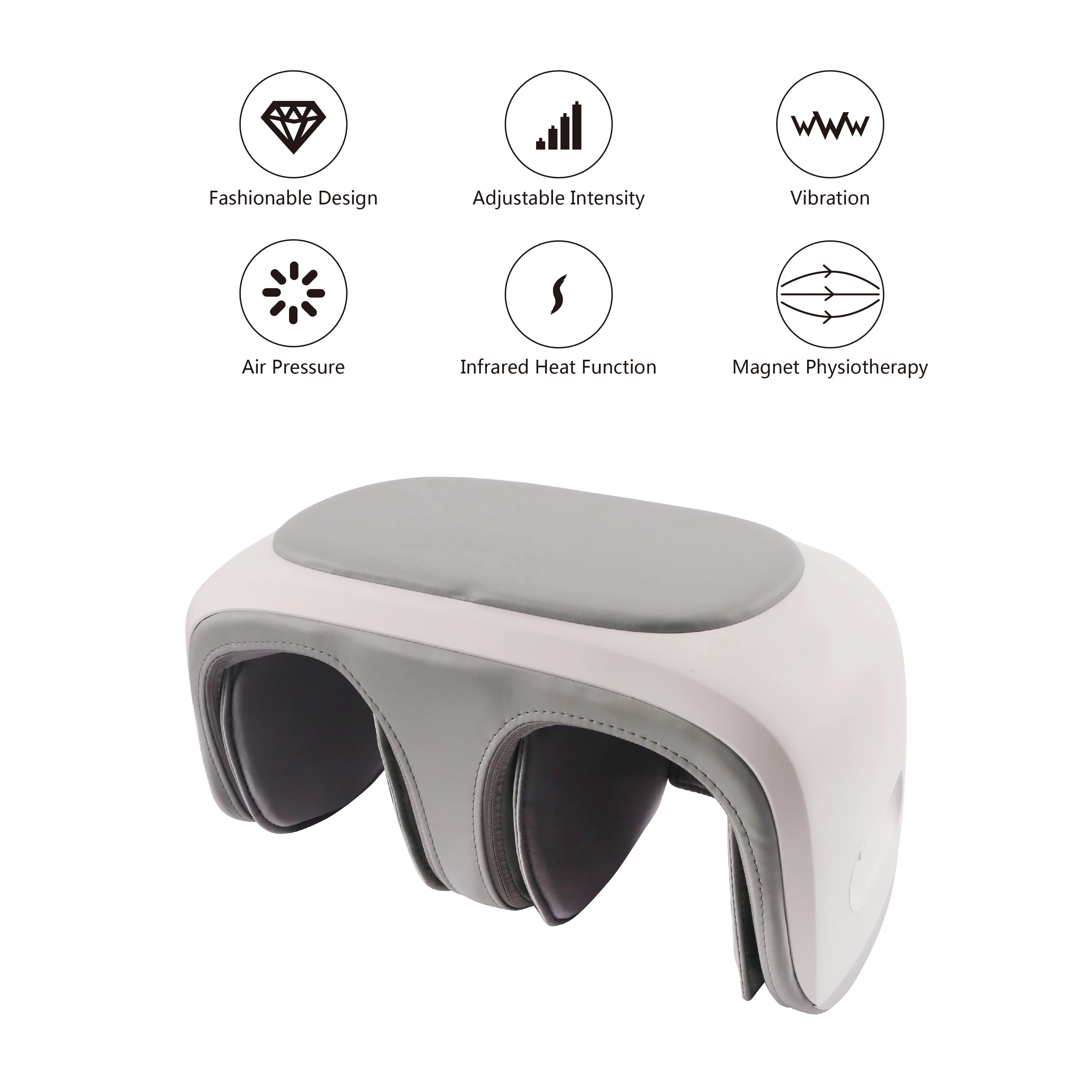 OEM ODM Air Compression Leg Massager Healthcare With Heating Vibration Tapping Shiatsu Leg Knee Air Pressure Massager Machine