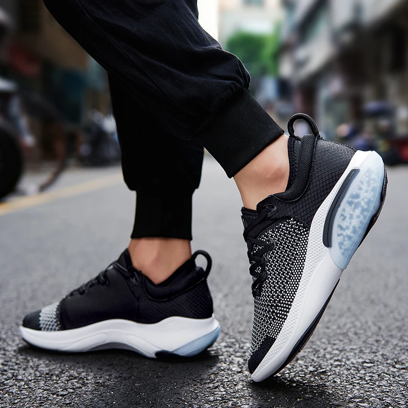 Fashion trendy thick-soled soft sport shoes for men and women couples casual sneakers