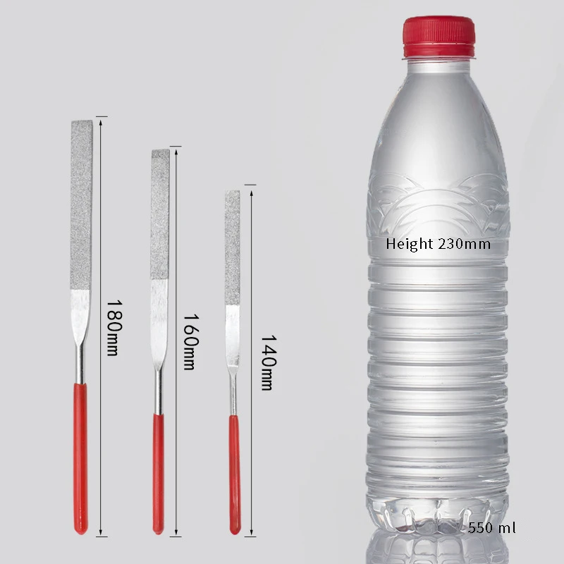 Popular design multi-gauge mini needle file set, 10 shapes including oval, triangle, square file, etc