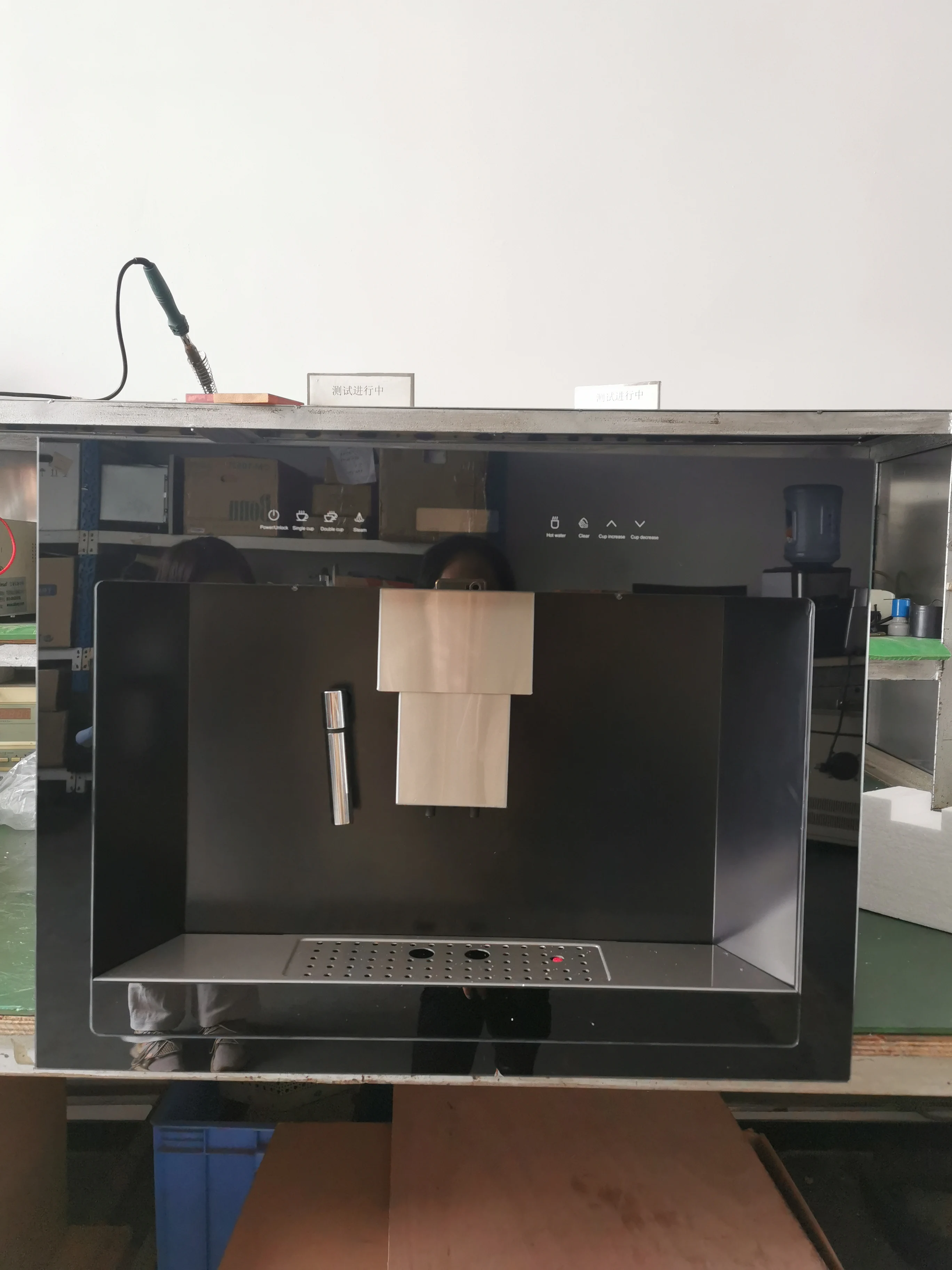 45cm Electric Italian Single Smart Coffee Maker Grinder Pressure Grinding Cafetera Household Commercial Use Restaurants Hotels