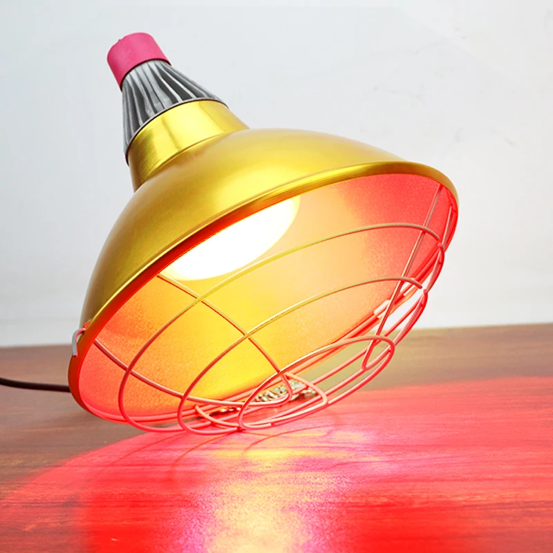 Waterproof Stepless Dimming Heating Lamp 250w Brooding Lamp For Poultry Animals Infrared Brooder Lampshade