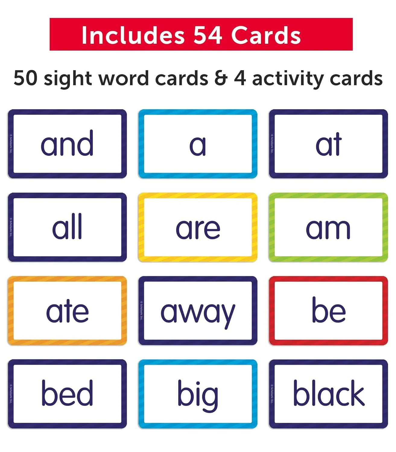 GMI Sight Words Cards Kids early learning cognitive cards alphabet abc English arabic