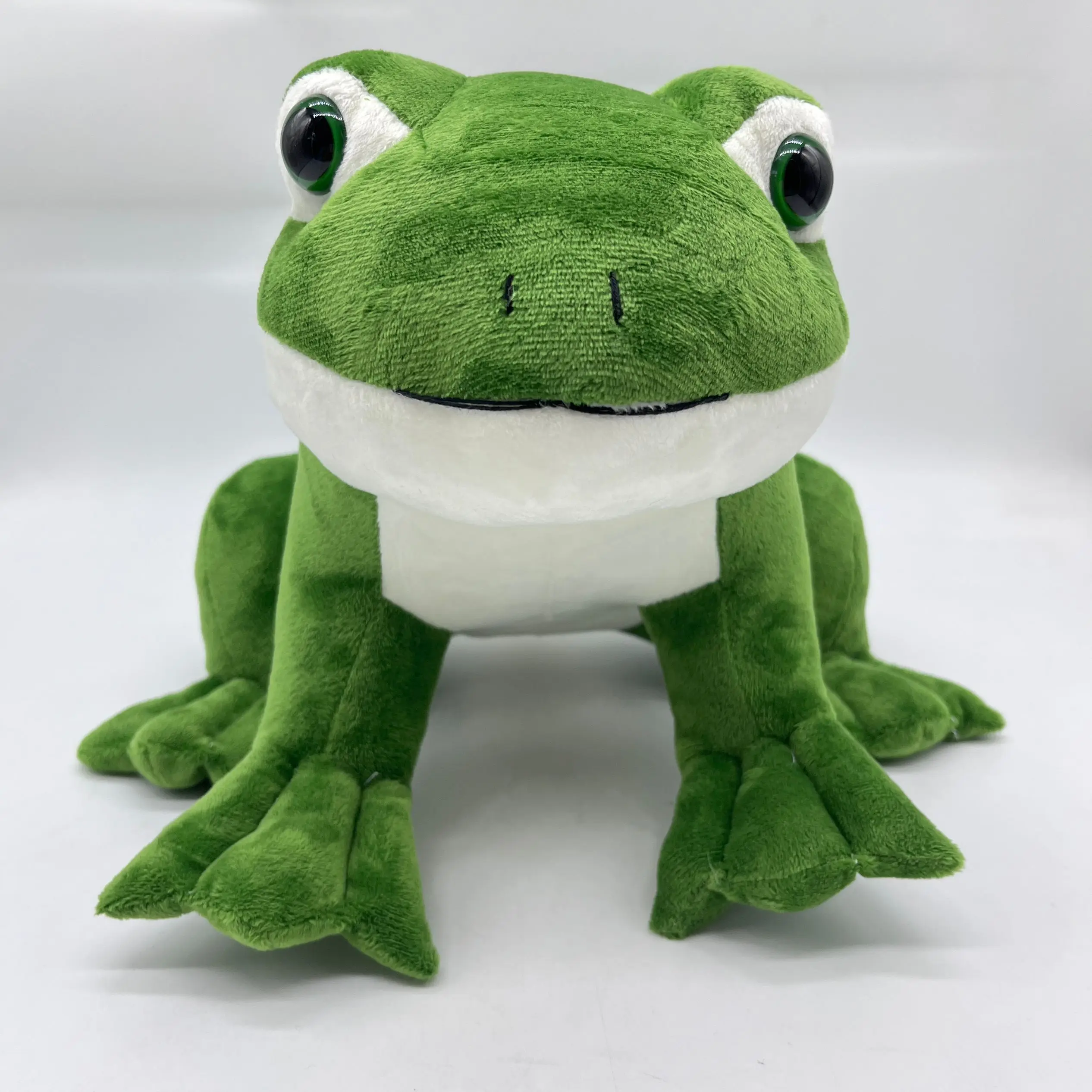 Wholesale Plush Custom Frog Doll Stuffed Animal Frog Doll for Children Gift Toy