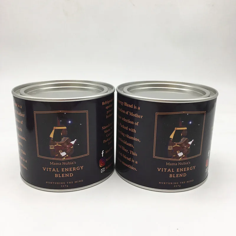 Оригинальный размер, герметичный бумажный материал, молочный порошок, банка